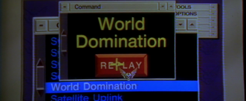 Replay? He really does think it’s a video game.